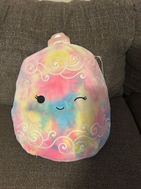 Squishmallows Pastel Rainbow Tie-Dye Plush